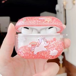 pink unicorn airpod pro case